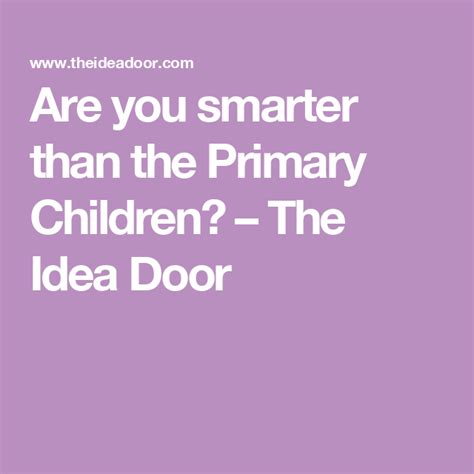 Primary – The Idea Door.